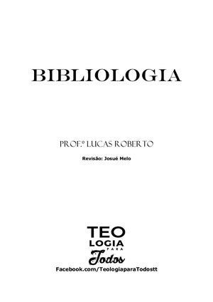 Apostila De Bibliologia Tpt