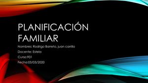 Planificación Familiar