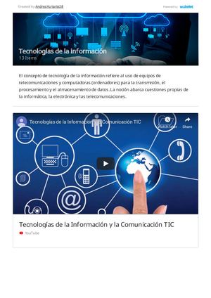 Tecnologías De La Información