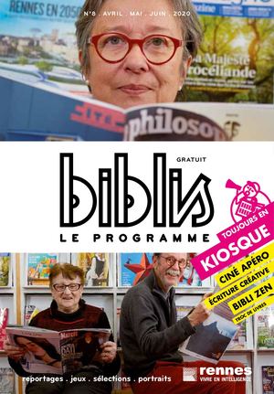 Biblis De Rennes programme Avril à Juin 2020