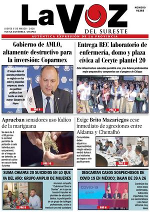 Diario La Voz del Sureste  05-03-2020