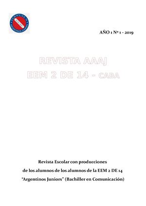 Revista Aaaj EEM Nª 2 DE 14