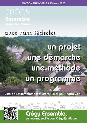 Programme Crégy Ensemble