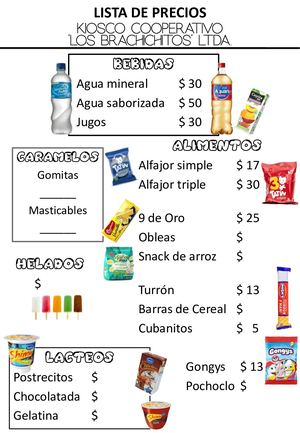 Brachichitos Lista De Precios 2020