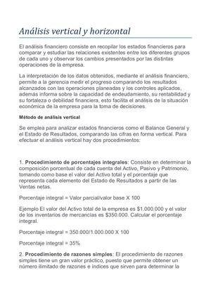 Análisis Vertical Y Horizontal Sonia