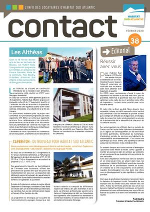 Contact, la lettre d’information des locataires #38