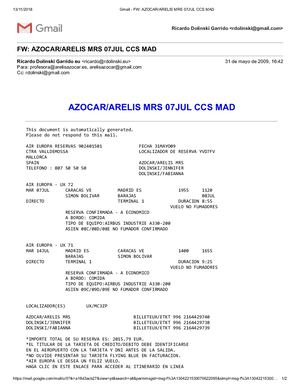 Gmail - FW_ AZOCAR ARELIS MRS 07JUL CCS MAD