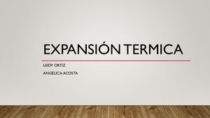 Expansión Térmica