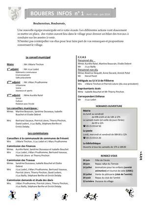 6 Années De Boubers Infos