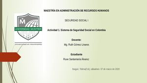 Seguridad Social en Colombia