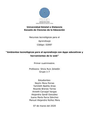 Recursos Tecnológicos Para El Aprendizaje