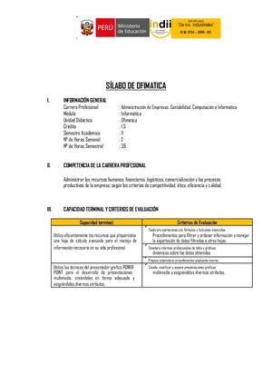 Ii Sem 4 Silabo Ofimatica