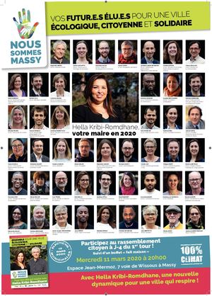 Vos futur.e.s élu.e.s et nos 15 priorités dès le 15 mars 2020