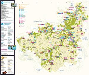 Carte touristique du Pays de Dreux