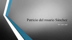 Patricio Del Rosario Sánchez