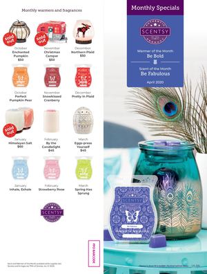 April 2020 Warmer & Scent of the Month Flyer