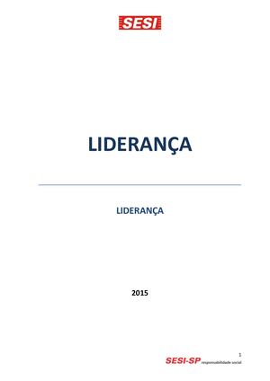 Liderança Módulo 2 Material Do Participante