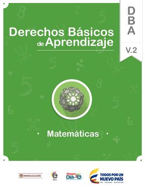 Derechos Basicos De Aprendizaje Matematicas