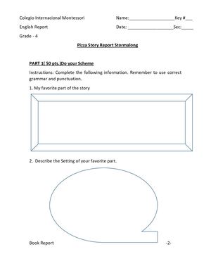 Stormalong Book Report