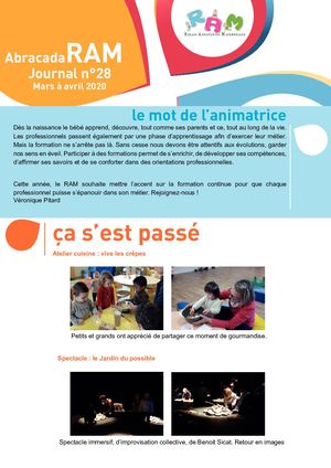Journal du ram 28 mars avril 2020