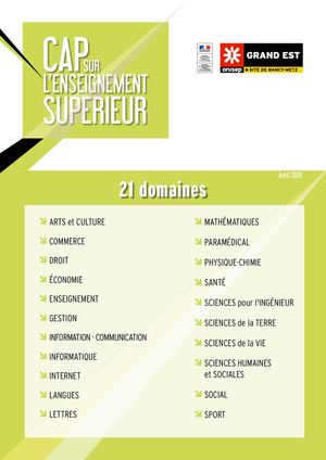 >Cap sur l'Enseignement Supérieur - Académie de Nancy-Metz - 2020