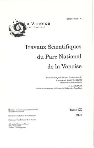 Travaux Scientifiques Tome Xx (1997)