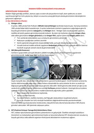 Modern Fiziğin Teknolojideki Uygulamaları