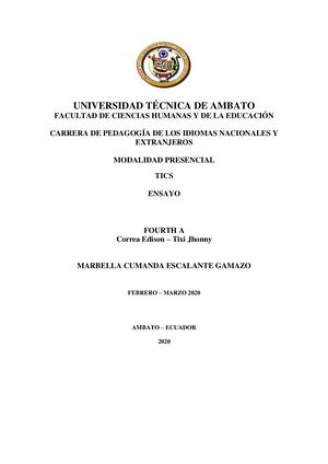 Essay Edison Correa Jhonny Tixi