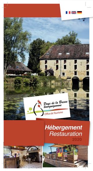 Guide Hébergement Restauration En Bresse Bourguignonne 2020