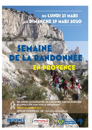 Programme Semaine de la Randonnée en Provence
