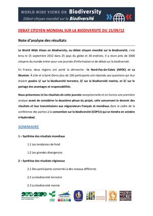 Calaméo - DP%20R%C3%A9sultats%20World%20Wide%20Views%20Biodiversit%C3 ...