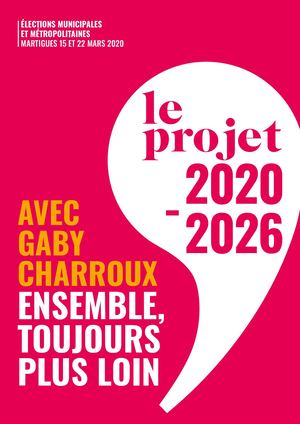 Projet municipal 2020-2026 "Ensemble, toujours plus loin"