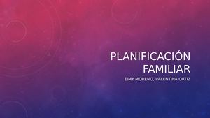 Planificación Familiar Eimy