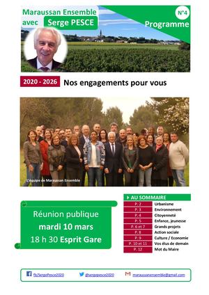 Maraussan Ensemble Programme