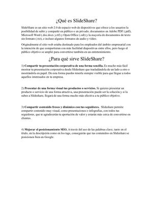 Qué Es Slide Share