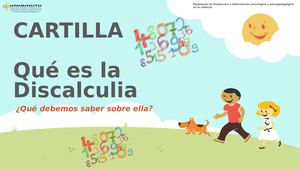 Cartilla Discalculia