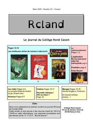 Rcland Numéro 20 Mars 2020