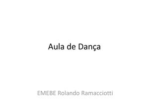 Aula De Dança