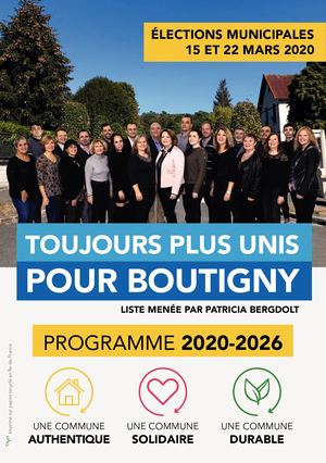 Programme TOUJOURS PLUS UNIS POUR BOUTIGNY