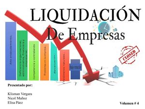 Liquidación De Una Empresa Volumen # 4