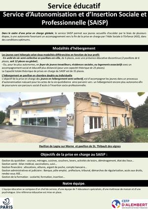 Saisp CEFP d'Alembert 2020