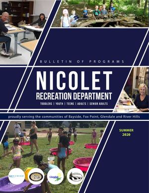 2020 Nicolet Recreation Department Summer Bulletin