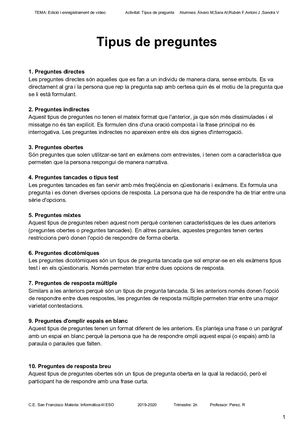 Dosssier d'activitats - Álvaro Molina