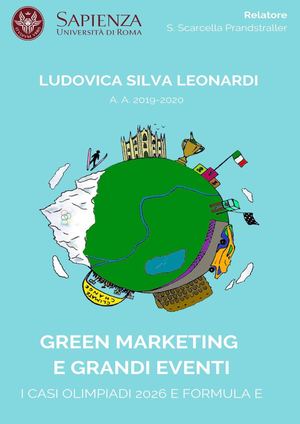 GREEN MARKETING E GRANDI EVENTI