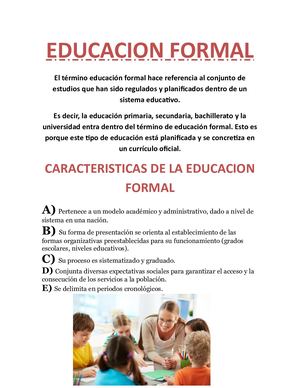 EDUCASION FORMAL