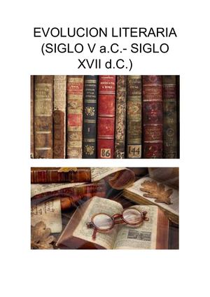 TRABAJO LITERATURA SIGLO V a. C. - XVII d. C.