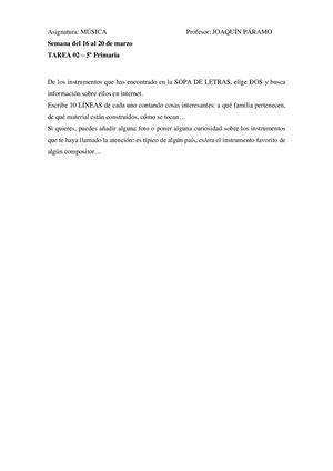 Tarea 02 (16 Al 20 Marzo) 5os