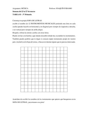 Tarea 03 (23 Al 27 Marzo) 5os