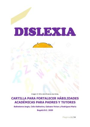 Cartilla Dislexia