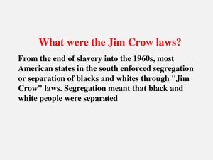 Jim Crow Powerpoint 1